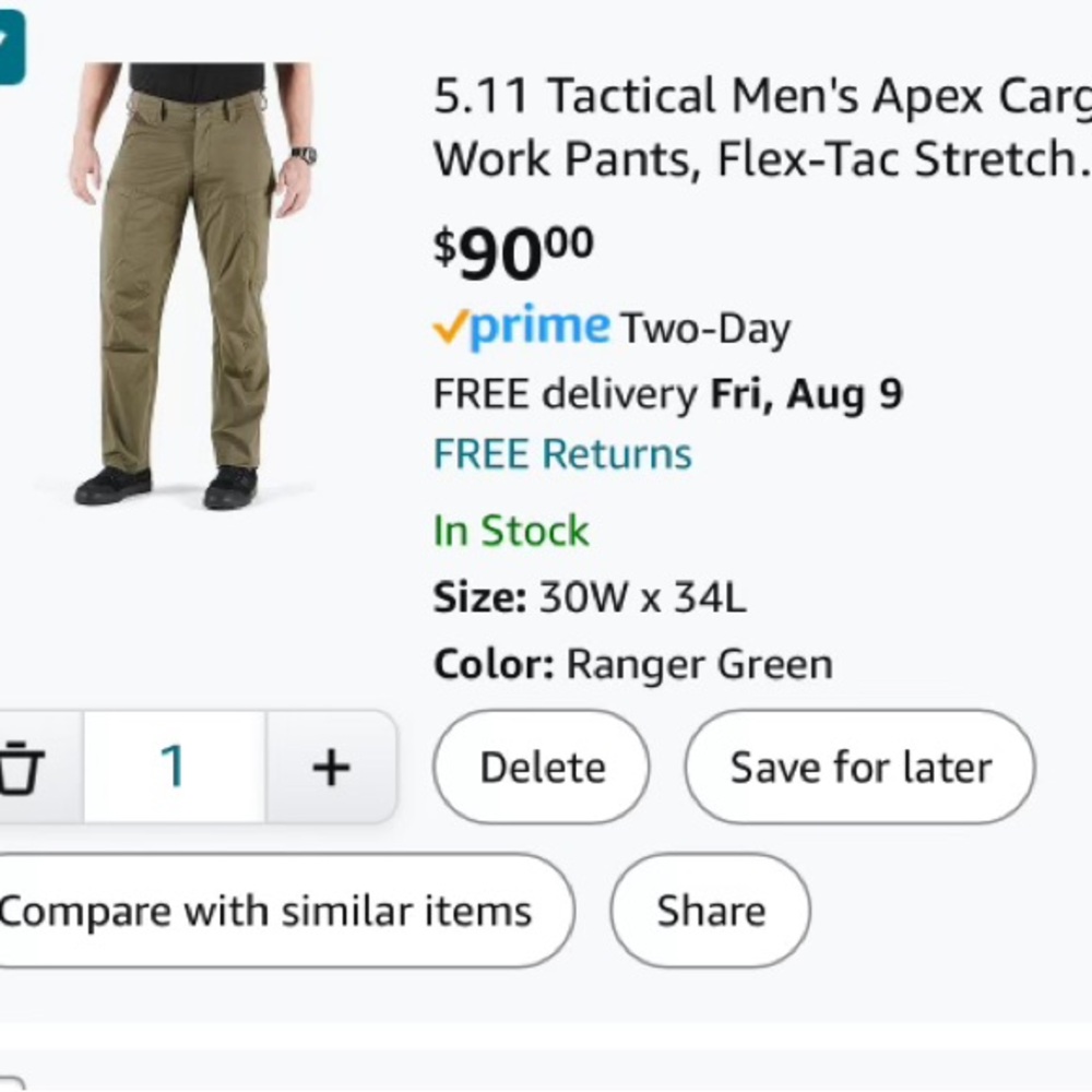 5 11 pants